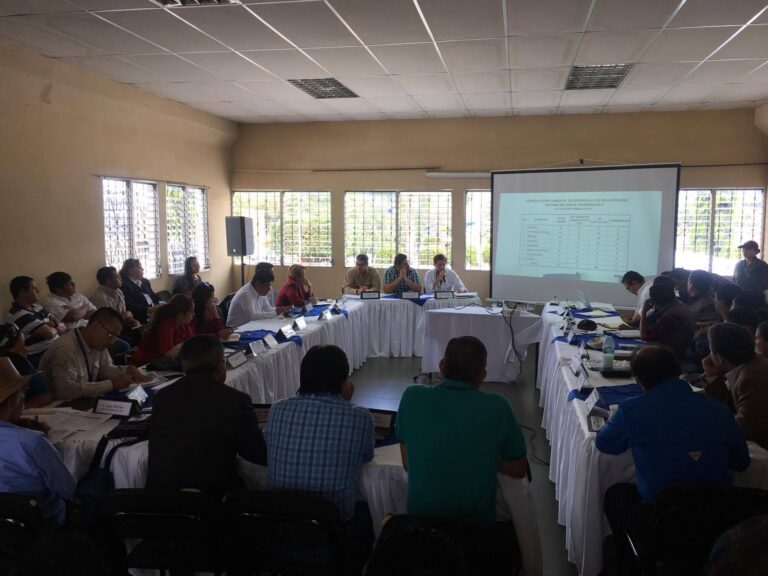 Reunión Ordinaria Consejo Departamental de Desarrollo de Baja Verapaz