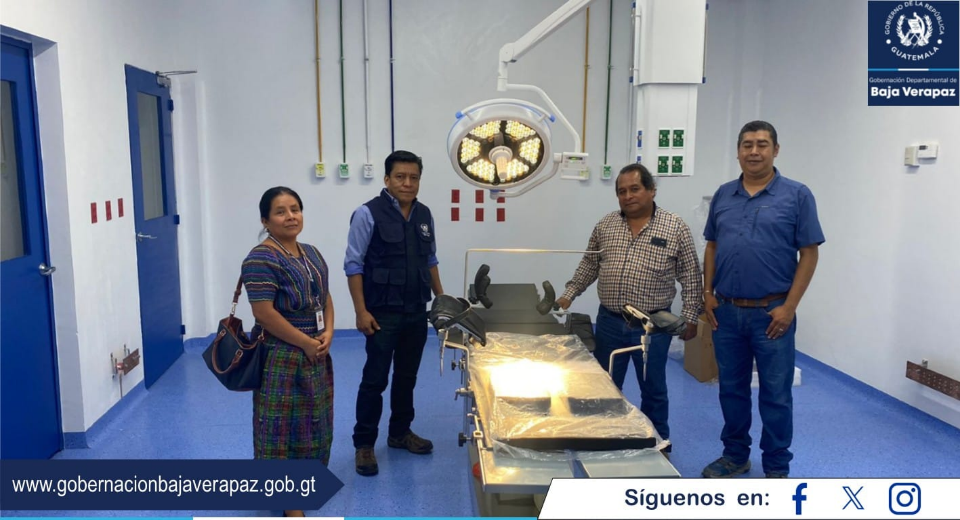 Inauguración del proyecto Centro de Atención Integral Materno Infantil (CAIMI) en San Miguel Chicaj, Baja Verapaz
