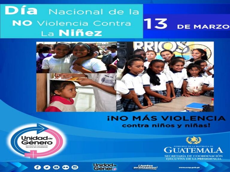 “Día Nacional de la No Violencia Contra la Niñez”