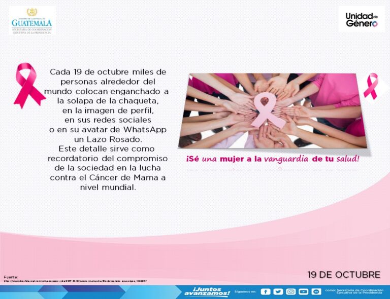 Semana de Lucha Contra El Cáncer de Mama